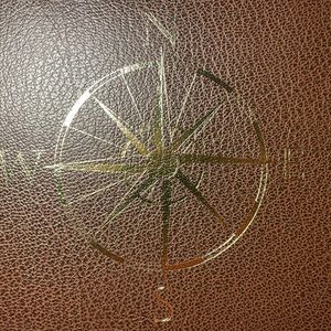 Creative Memories 12x12 brown leather compass album and page protectors